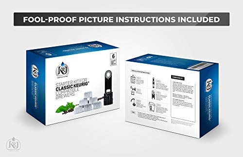كيه آند جيه مجموعة أدوات Keurig Starter البديلة من K&J لمصانع البيرة Keurig 1.0 - تتضمن حامل فلتر و6 عبوات من مرشحات المياه المتوافقة مع Keurig 1.0 - Image 5